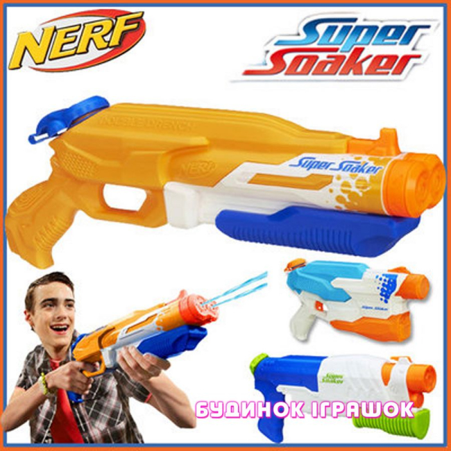 Водное оружие - Водяной бластер Nerf Супер Соакер Двойной удар (A4840)#3