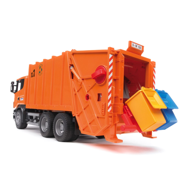 Транспорт и спецтехника - Мусоровоз SCANIA Bruder (3560) (03560)#2