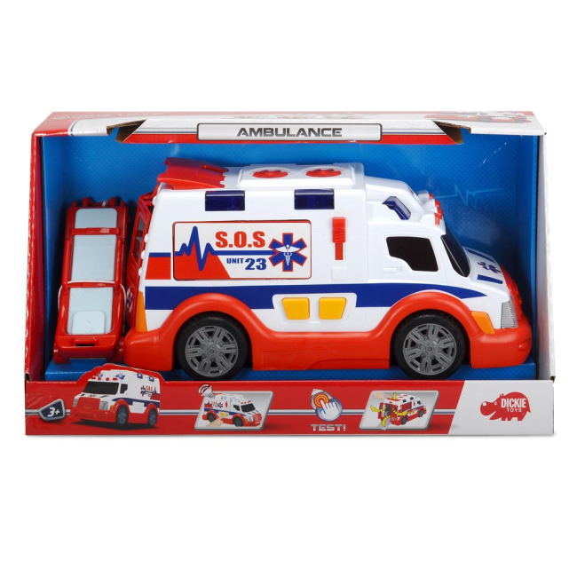Транспорт і спецтехніка - Авто швидка допомога зі звуковими і світловими ефектами (3308360)#2