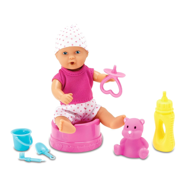 Пупсы - Игровой набор Пупс Мини NBB с коляской и аксессуарами Simba (5030928)#2