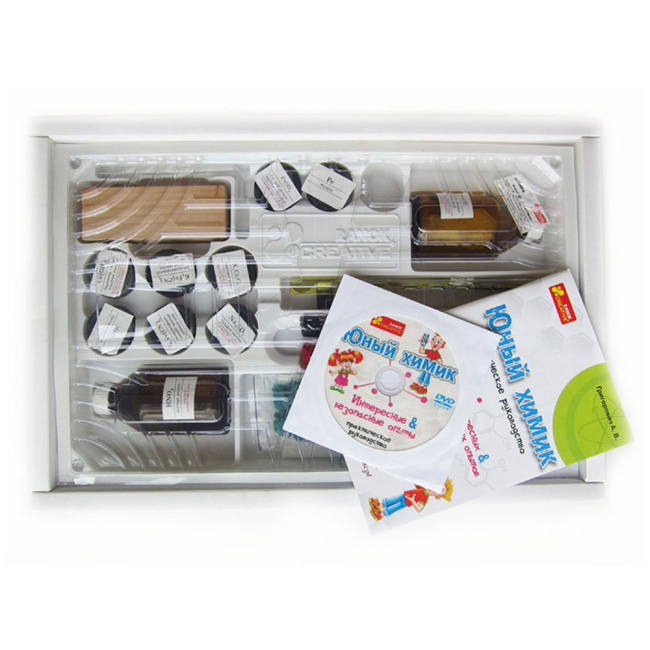 Наукові ігри, фокуси та досліди - Набір для експериментів Юний хімік Ranok Creative (12114001P)#2
