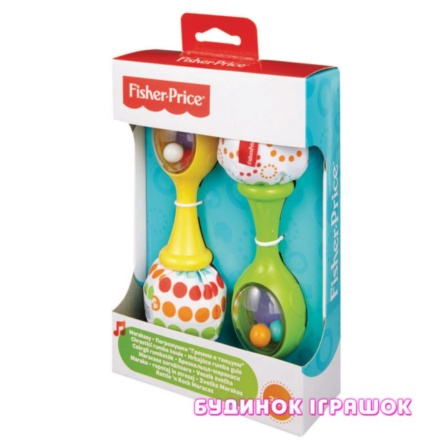 Брязкальця, прорізувачі - Брязкальце Веселі маракаси Fisher-Price (BLT33)#2