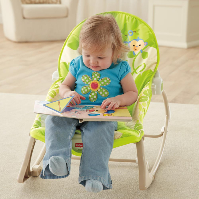Крісла-качалки - Масажне крісло-качалка Веселі мавпочки Fisher-Price (CBF52)#4