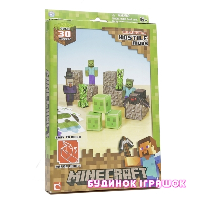 Фігурки персонажів - Ігровий набір Minecraft Papercraft ворожі персонажі (16703)#2