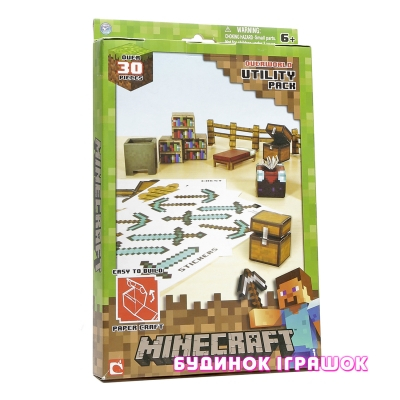 Фигурки персонажей - Игровой набор Minecraft Papercraft набор предметов (16702)#2