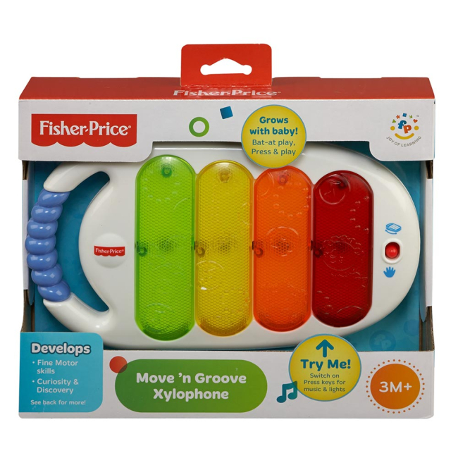 Развивающие игрушки - Музыкальная игрушка Fisher-Price Цветной ксилофон со световым эффектом (BLT38)#2