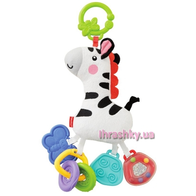 Погремушки, прорезыватели - Мягкая подвеска-погремушка Сафари Fisher-Price в ассортименте (CCG06)#2