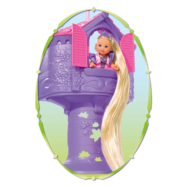 Куклы - Кукольный набор Эви Рапунцель в башне с длинными волосами Simba (5731268)#4