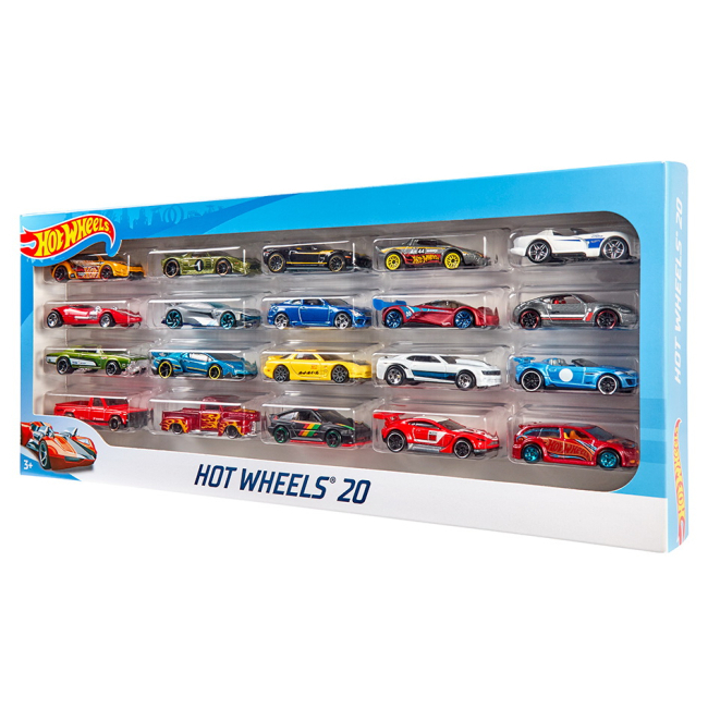 Автомодели - Игровой набор  Hot Wheels 20 базовых машинок в ассортименте (H7045)#4