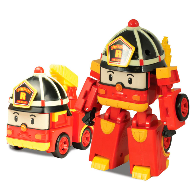 Фигурки персонажей - Фигурка-трансформер Poli Robocar Рой (83049)#3