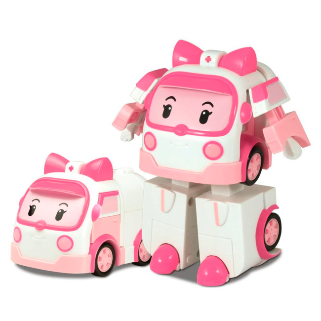 Трансформери - Іграшка Robocar Poli Ембер трансформер з підсвічуванням (83095)#2