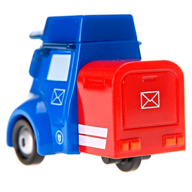 Фігурки персонажів - Фігурка Robocar Poli Пості поштова металева машина 6 см (83178)#2