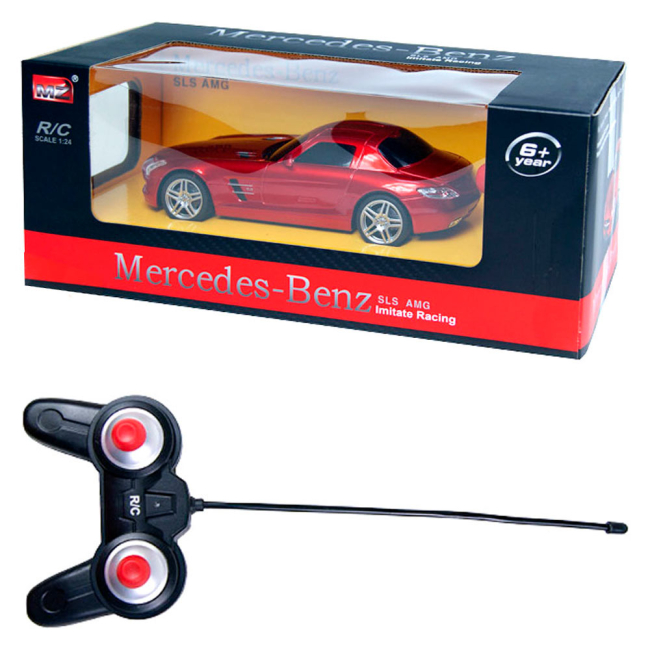 Радиоуправляемые модели - Автомодель MZ Mercedes Benz SLS на радиоуправлении 1:24 ассортимент (27046)#3