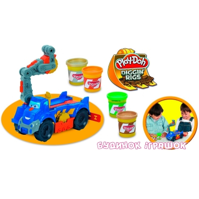 Набори для ліплення - Набори для творчості Play Doh серія Diggin Rigs Машина-Пила (A7394)#3