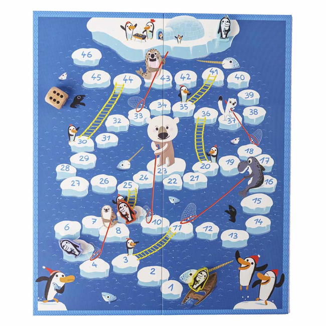 Настольные игры - Игра настольная бродилка DJECO Сачки и лестницы (DJ05208)#2