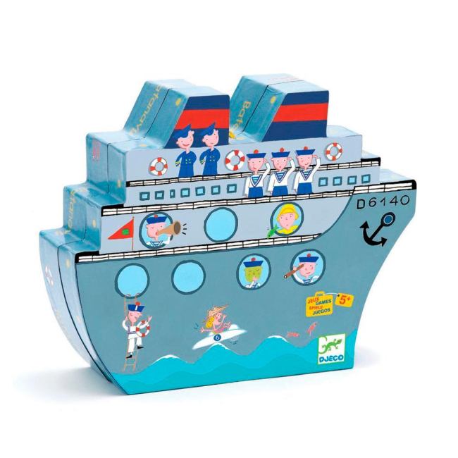 Настольные игры - Настольная игра тактика DJECO Морской бой (DJ05270)#3