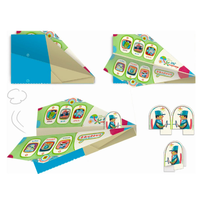 Наборы для творчества - Набор для создания оригами DJECO Самолеты (DJ08760)#3