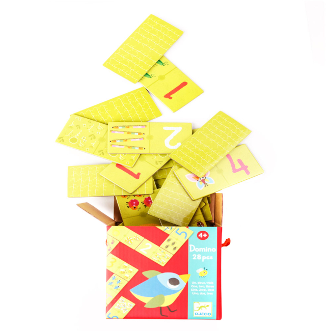Настільні ігри - Гра настільна DJECO Доміно Один Два Три (DJ08168)#3