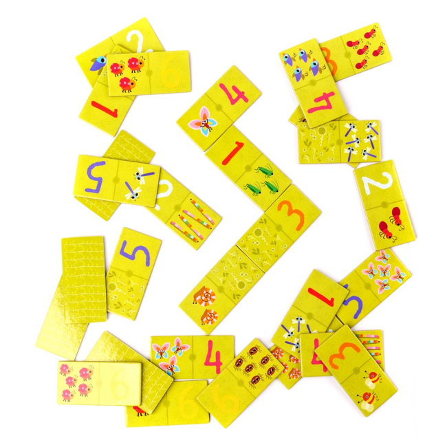 Настільні ігри - Гра настільна DJECO Доміно Один Два Три (DJ08168)#4