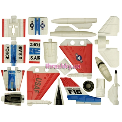 3D-пазли - Об’ємна збірна модель Літак YF-16 CCV 4D Master (26209)#4