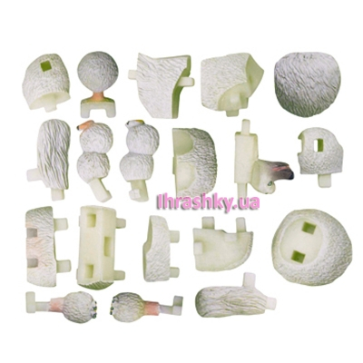 Конструктори з унікальними деталями - Об’ємна збірна модель Собака пудель 4D Master (26537)#2