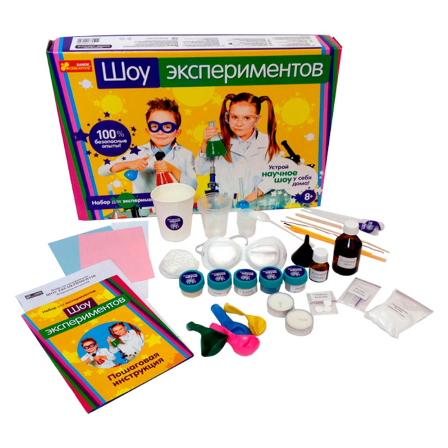 Научные игры, фокусы и опыты - Набор для экспериментов Ranok Creative Шоу експериментов (12114022Р) (12114022P)#2
