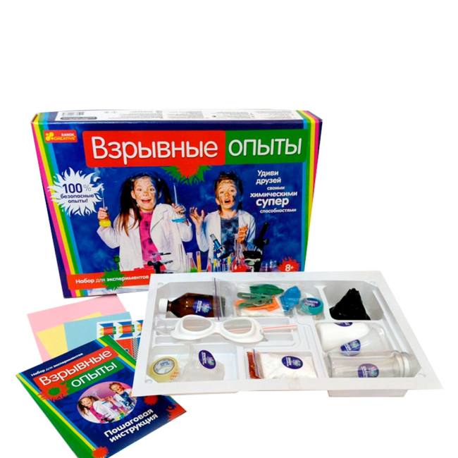Научные игры, фокусы и опыты - Набор для экспериментов Ranok Creative Взрывные опыты (12114023Р) (12114023P)#2
