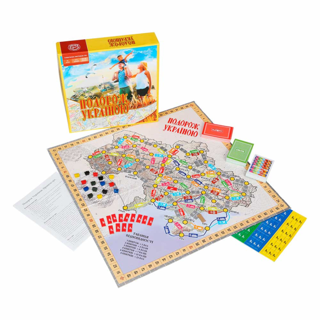 Настільні ігри - Настільна гра Arial Подорож Україною (4820059910183)#2