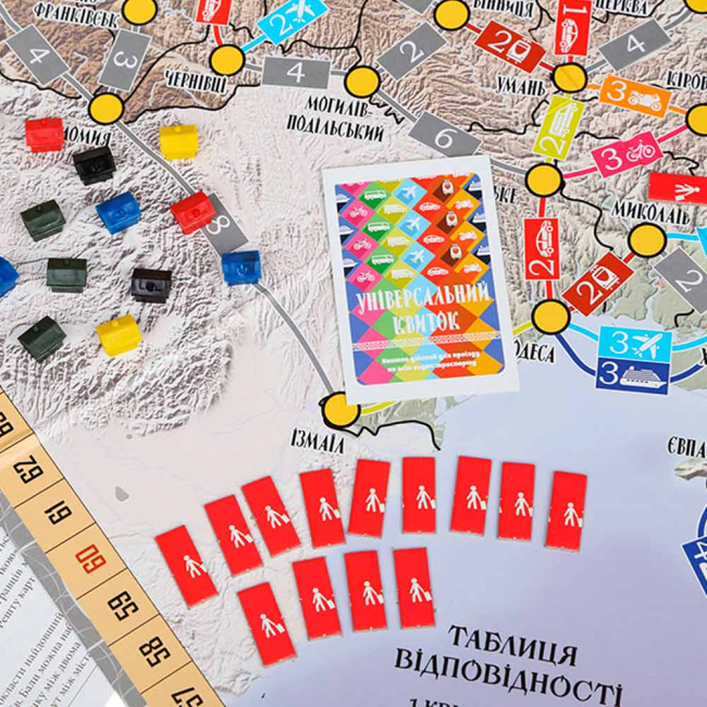 Настільні ігри - Настільна гра Arial Подорож Україною (4820059910183)#3