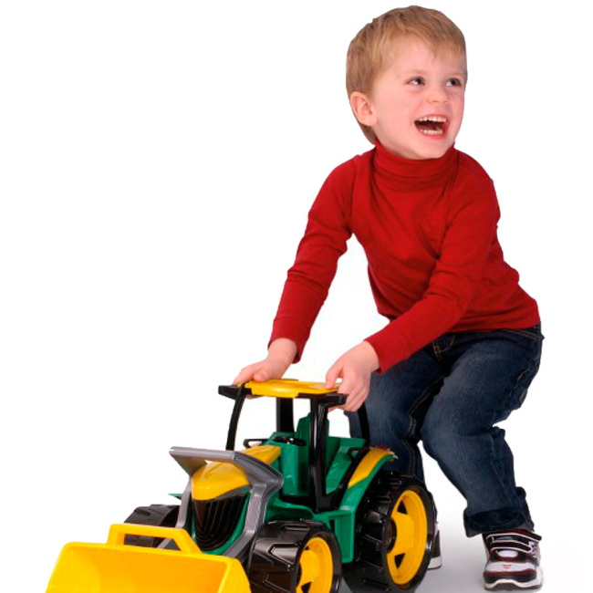 Транспорт и спецтехника - Трактор Lena с грейдером 62 см (2057)#3