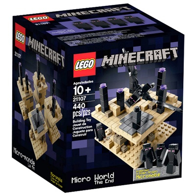 Конструктори LEGO - Конструктор Мікросвіт Кінець LEGO Minecraft (21107)#2