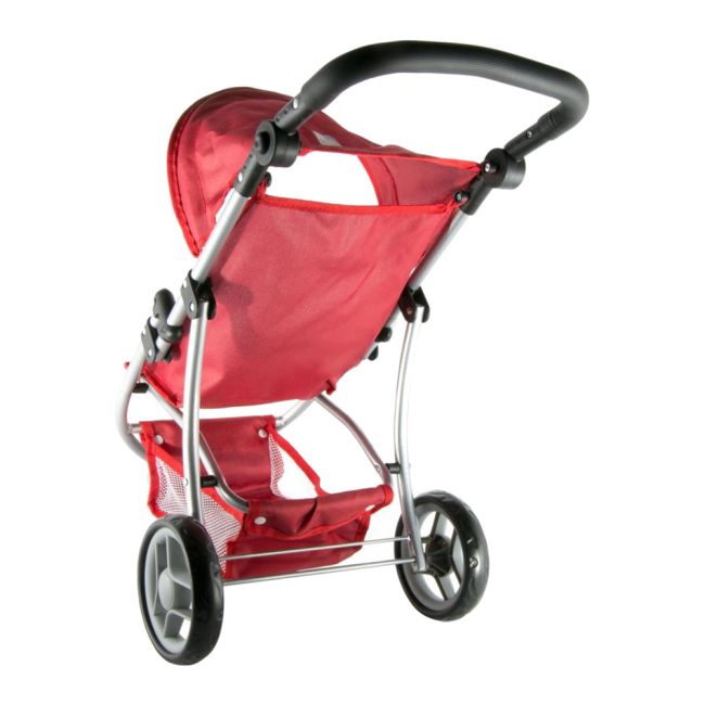 Транспорт и питомцы - Трехколесная коляска для кукол красная (82914)#2