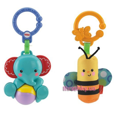 Брязкальця, прорізувачі - Брязкальце Слоненя / Бджілка Fisher-Price: в асортименті Fisher-Price (CCG02)#3