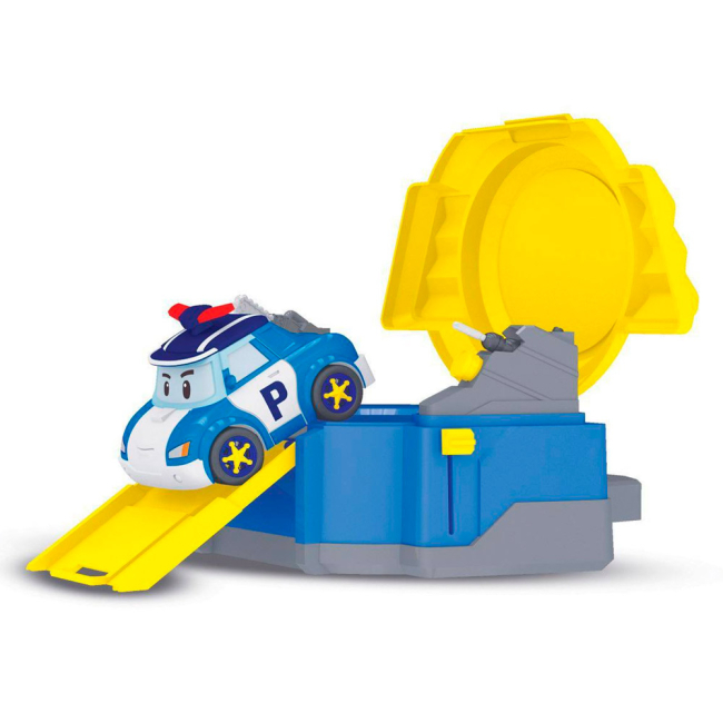 Фигурки персонажей - Игровой набор Poli Robocar Кейс трансформер Поли с гаражом (83072)#3