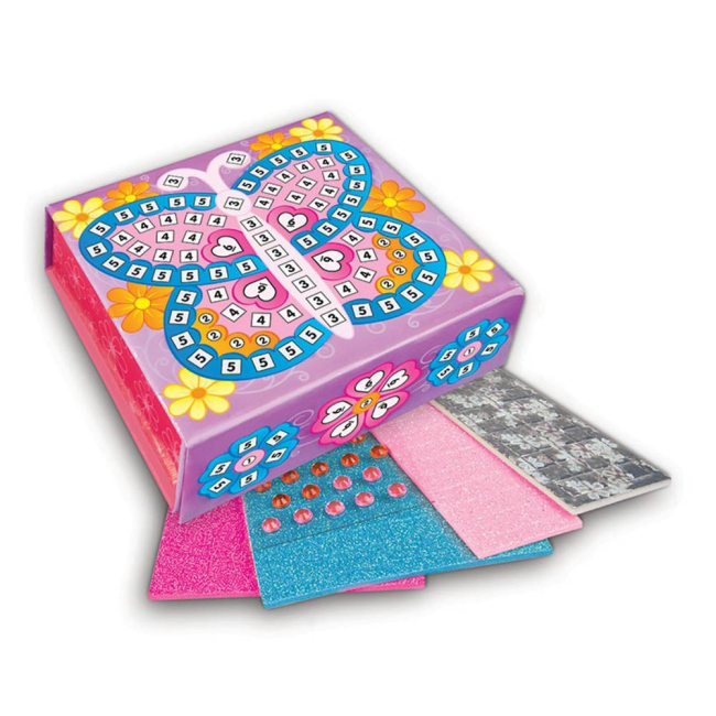 Мозаика - Стикеровая мозаика Шкатулка Бабочка (67694)#2