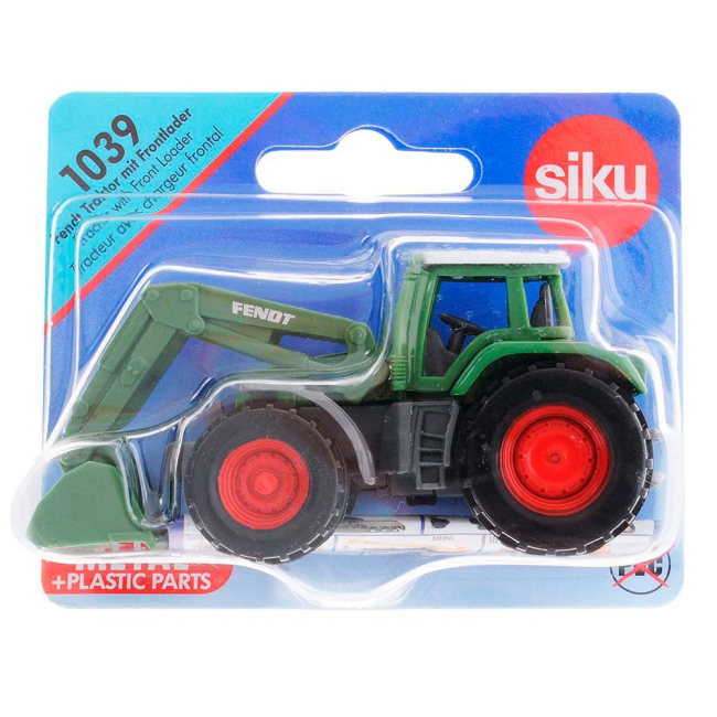 Транспорт и спецтехника - Коллекционная модель Трактор Fendt с передним погрузчиком Siku (1039)#2