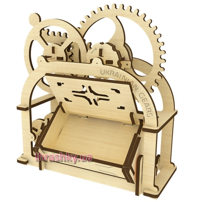 3D-пазли - Механічний 3D пазл Модель для візиток Ukrainian Gears (6000467)#2