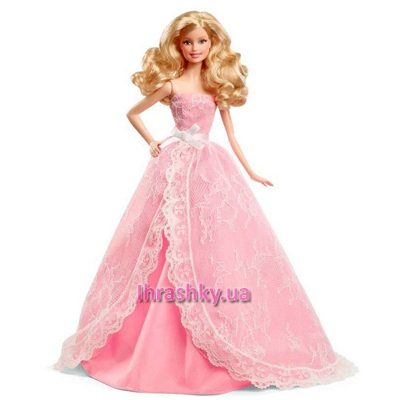 Куклы - Кукла Особый День рождения в пышном розовом платье с белым бантом Barbie Коллекционная (CFG03)#2