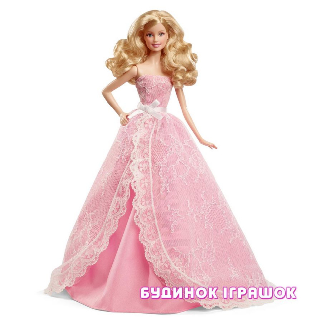 Куклы - Кукла Особый День рождения в пышном розовом платье с белым бантом Barbie Коллекционная (CFG03)#4
