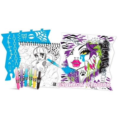 Товари для малювання - Набір для творчості Fashion Angels Серія Monster High Спрейфітті (64089)#2