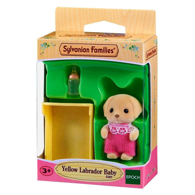 Фігурки тварин - Набір Щеня Жовтих Лабрадор Sylvanian Families (5187)#2