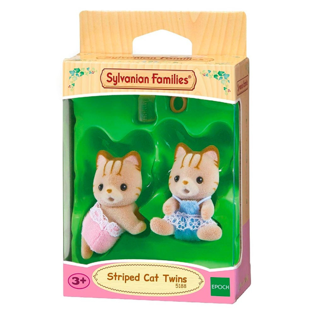 Фігурки тварин - Набір Смугасті Кошенята-двійнята Sylvanian Families (5188)#2