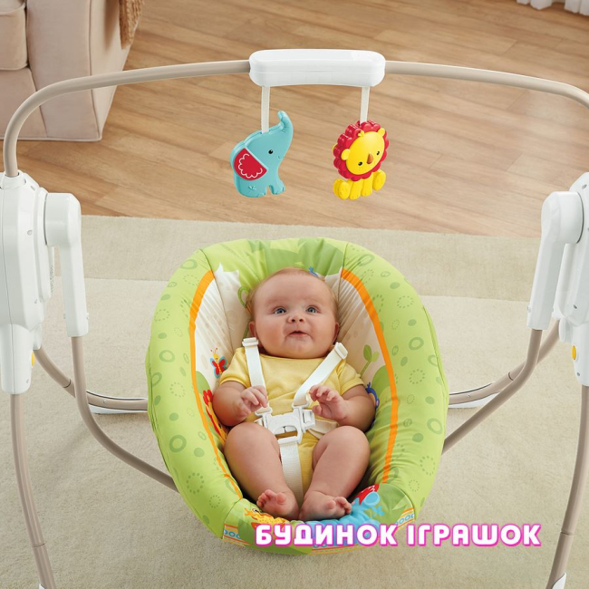 Кресла-качалки - Колыбель-качалка Fisher-Price Джунгли (BFH05)#3
