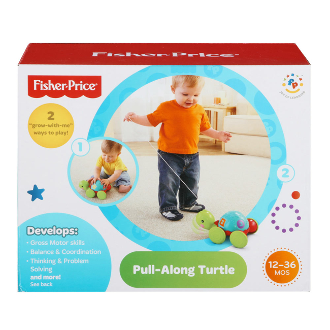 Развивающие игрушки - Каталка на веревке Обучающая черепашка Fisher-Price (Y8652)#2