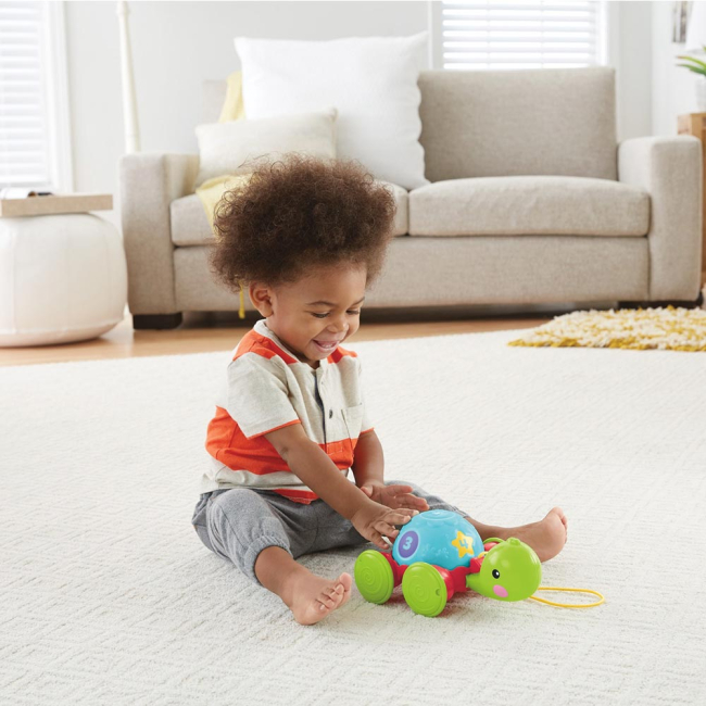 Развивающие игрушки - Каталка на веревке Обучающая черепашка Fisher-Price (Y8652)#3