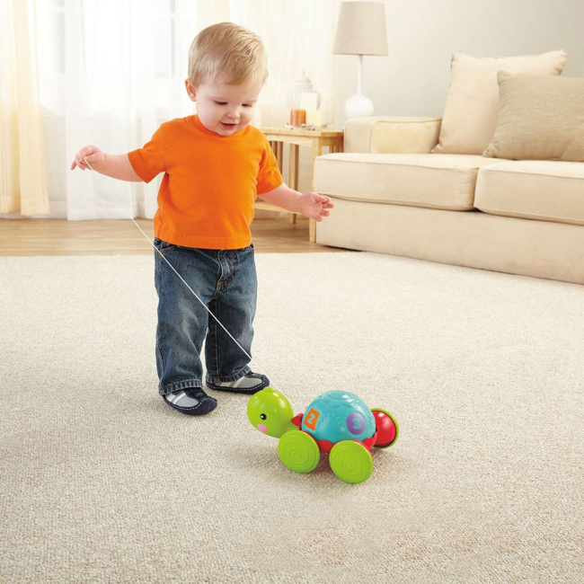 Развивающие игрушки - Каталка на веревке Обучающая черепашка Fisher-Price (Y8652)#4