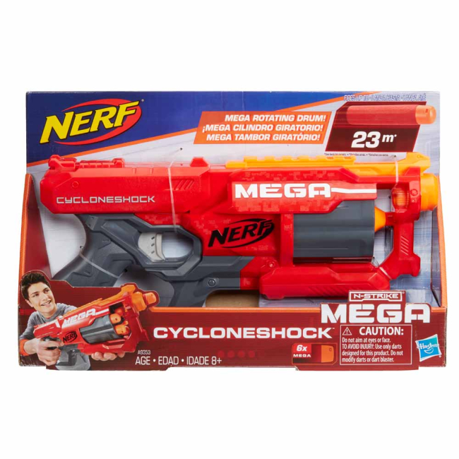 Помповое оружие - Бластер игрушечный Nerf Циклон шок (A9353)#2