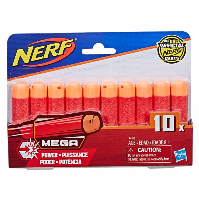 Боєприпаси - Набір стріл Nerf Elite N-Strike Mega 10 шт (A4368)#2
