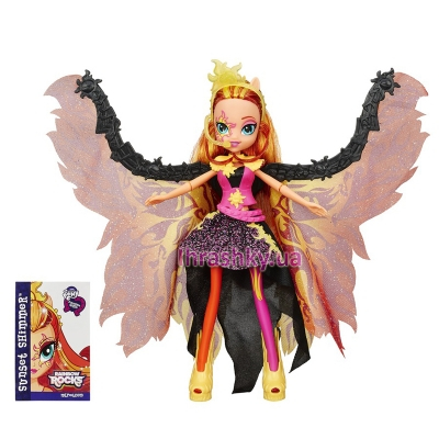 Куклы - Кукла пластмассовая Сансет Шиммер серия MLP EG Doll (B1041)#2