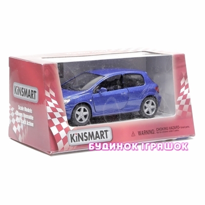 Транспорт і спецтехніка - Іграшка машина металева інерційна Kinsmart Peugeot 307 XSI у кор (KT5079W)#2